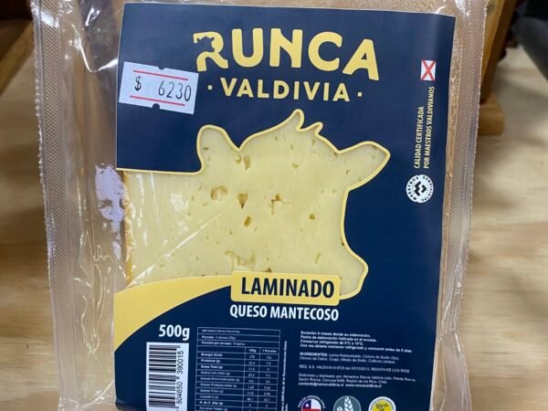 Queso mantecoso laminado 500gr
