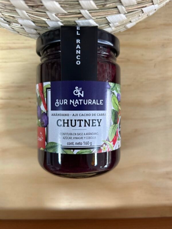 Chutney arándano ají cacho cabra