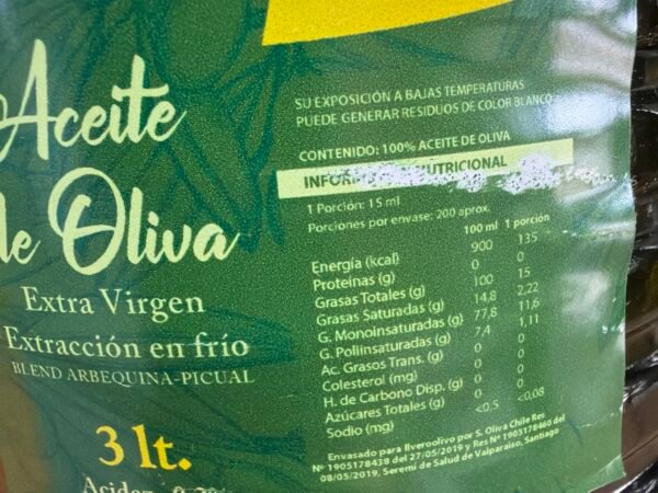 Aceite de Oliva extra virgen